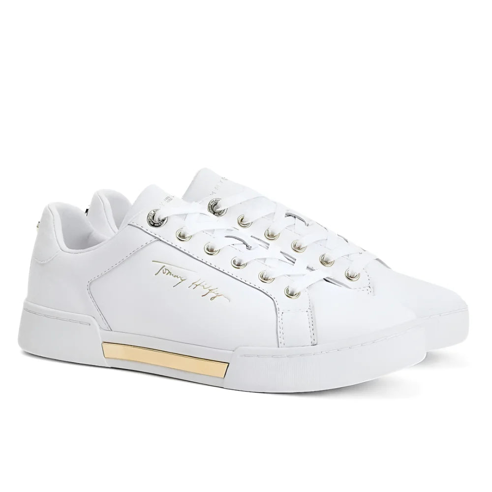 Tommy Hilfiger TH Elevated Sneaker - WHTGLD