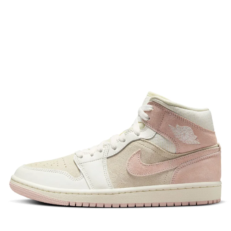 Women's Air Jordan 1 Mid SE - Coconut Milk/Legend Pink